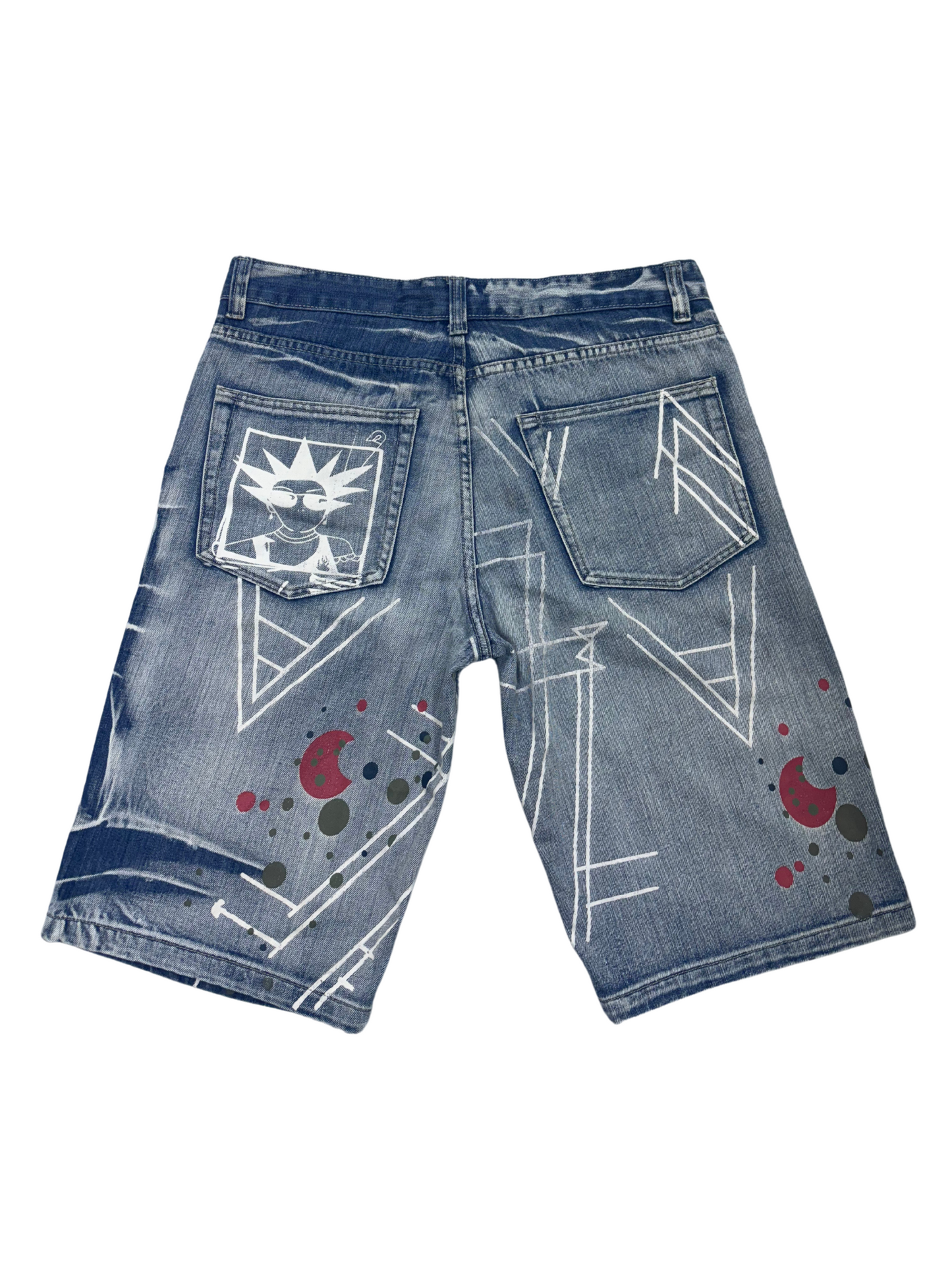 Funky Graffiti Jorts - XL