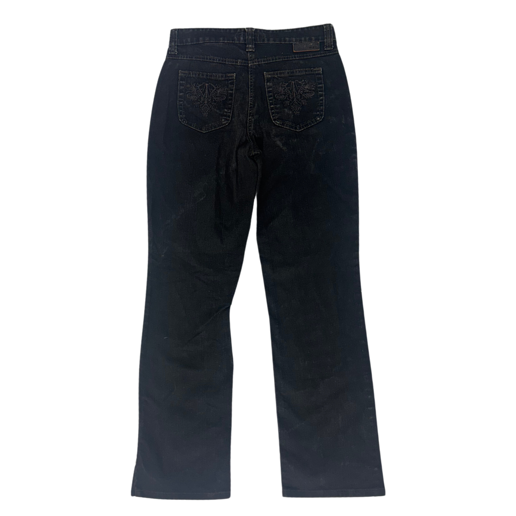 MAC Black Bootcut Jeans – Mid Rise - M | Waist: 38