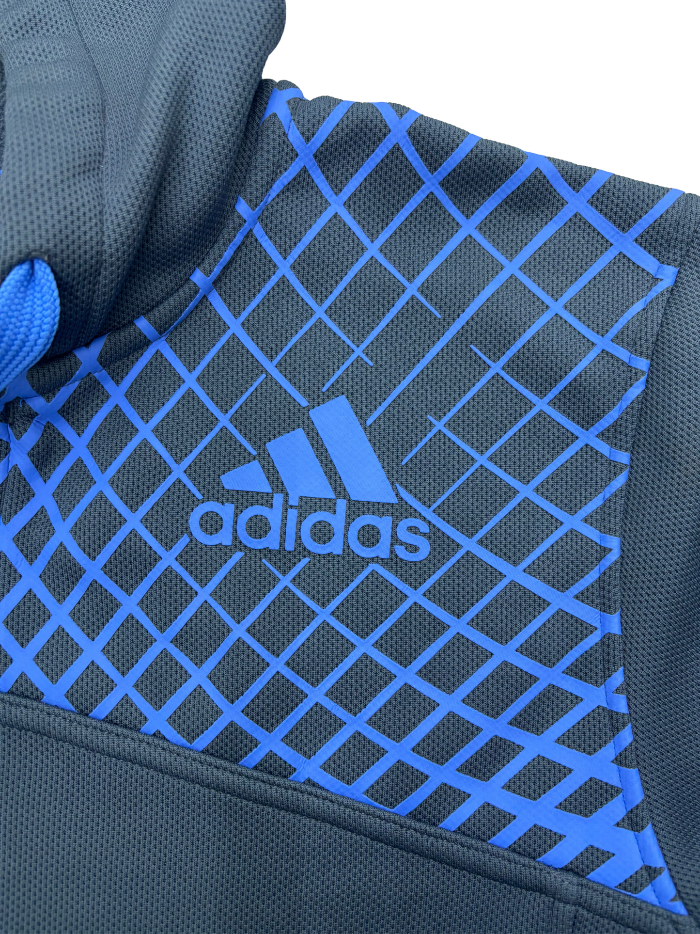 Adidas Grey Digital Hoodie Jacket - S