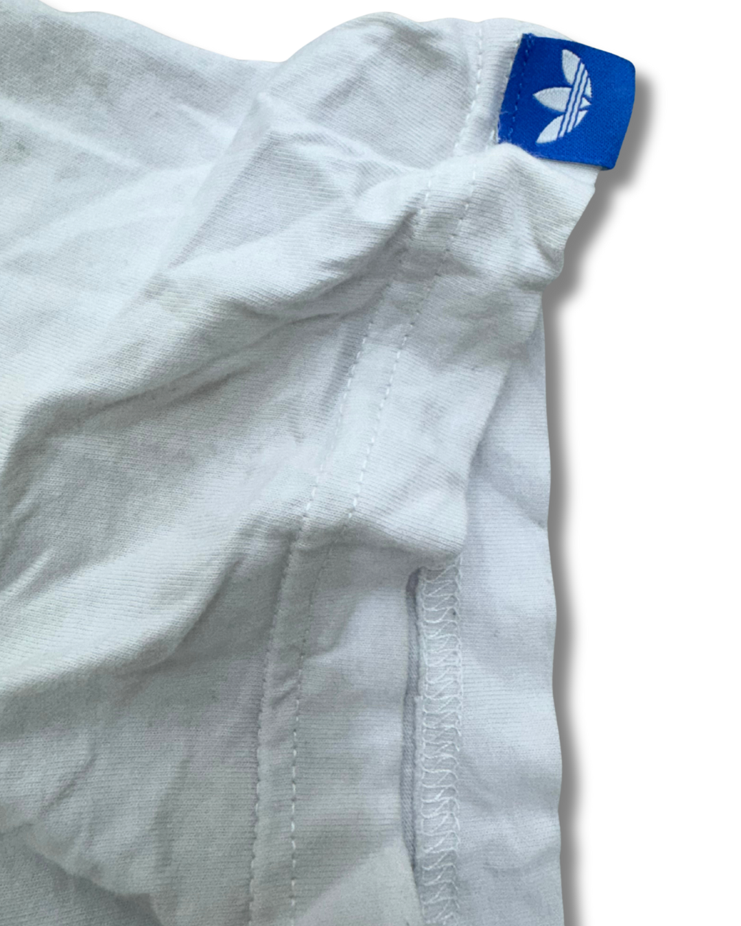 Adidas Printed White Tee - M
