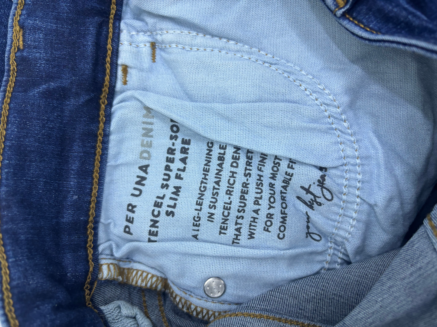 Per Una - Flared Denim Jeans - M | Waist: 28