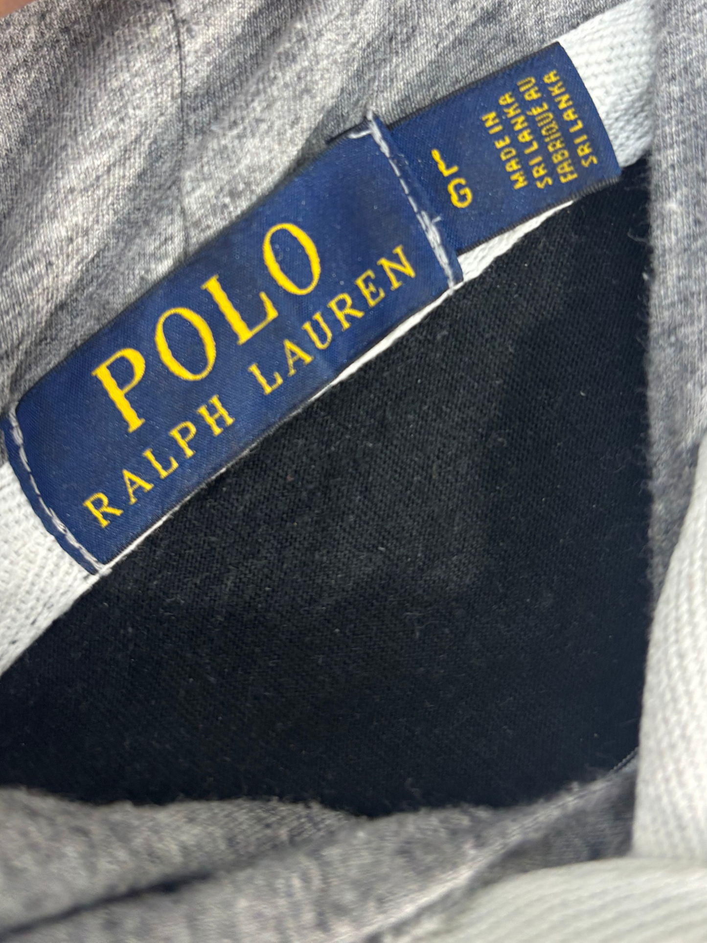 Ralph Lauren Skull Rugby Hoodie - L