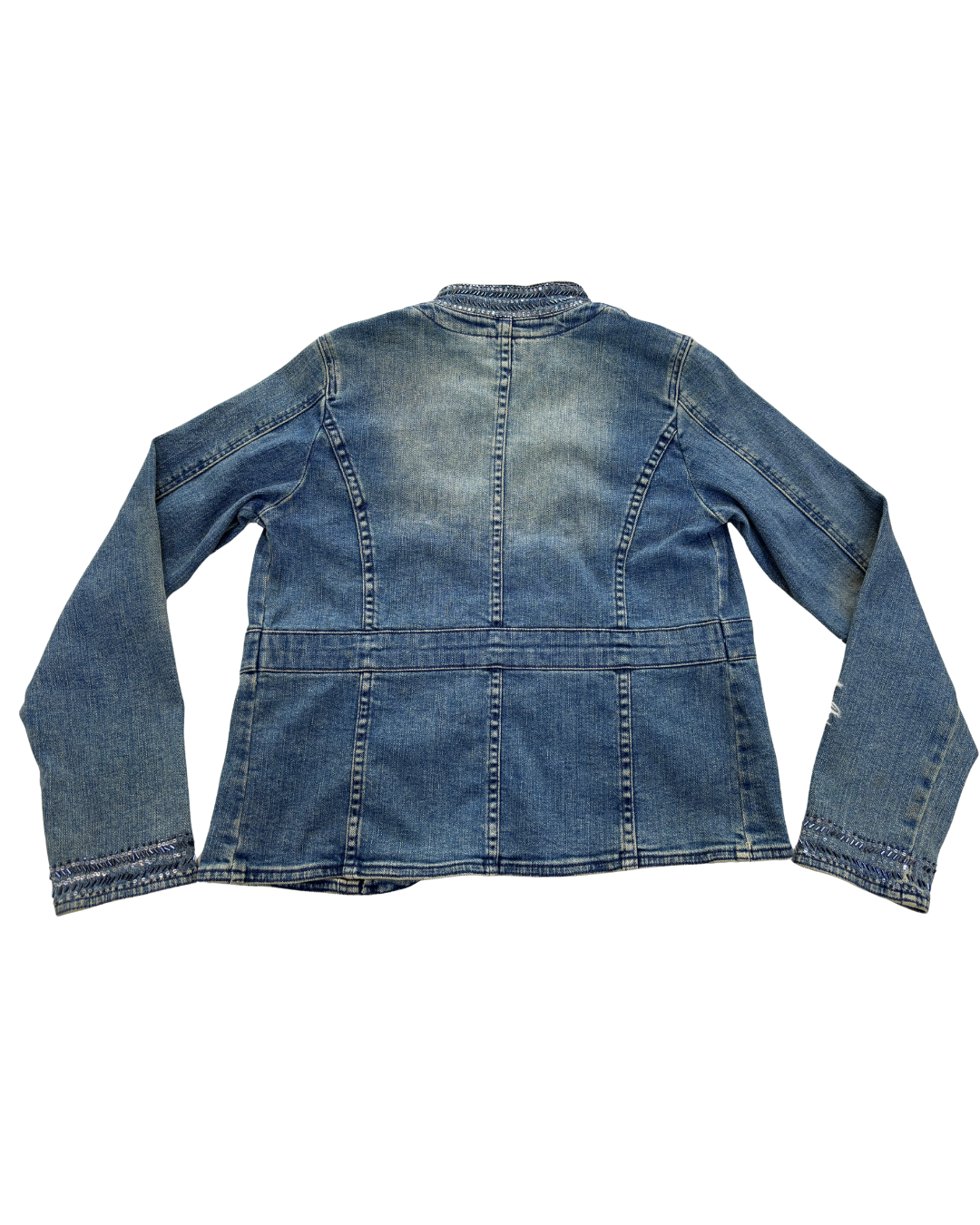 DKNY Faded Blue Utility Denim Jacket - XS