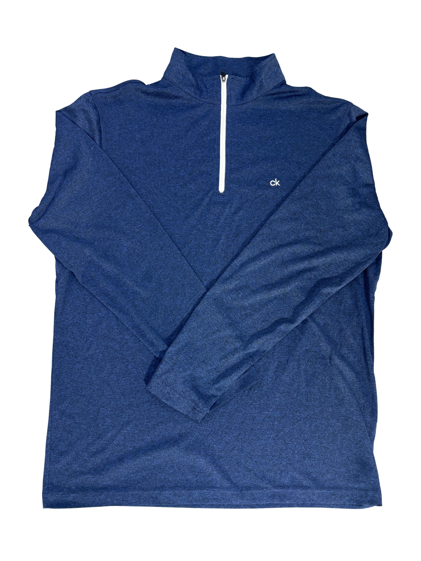 Calvin Klein Golf Quarter-Zip Navy Pullover - M