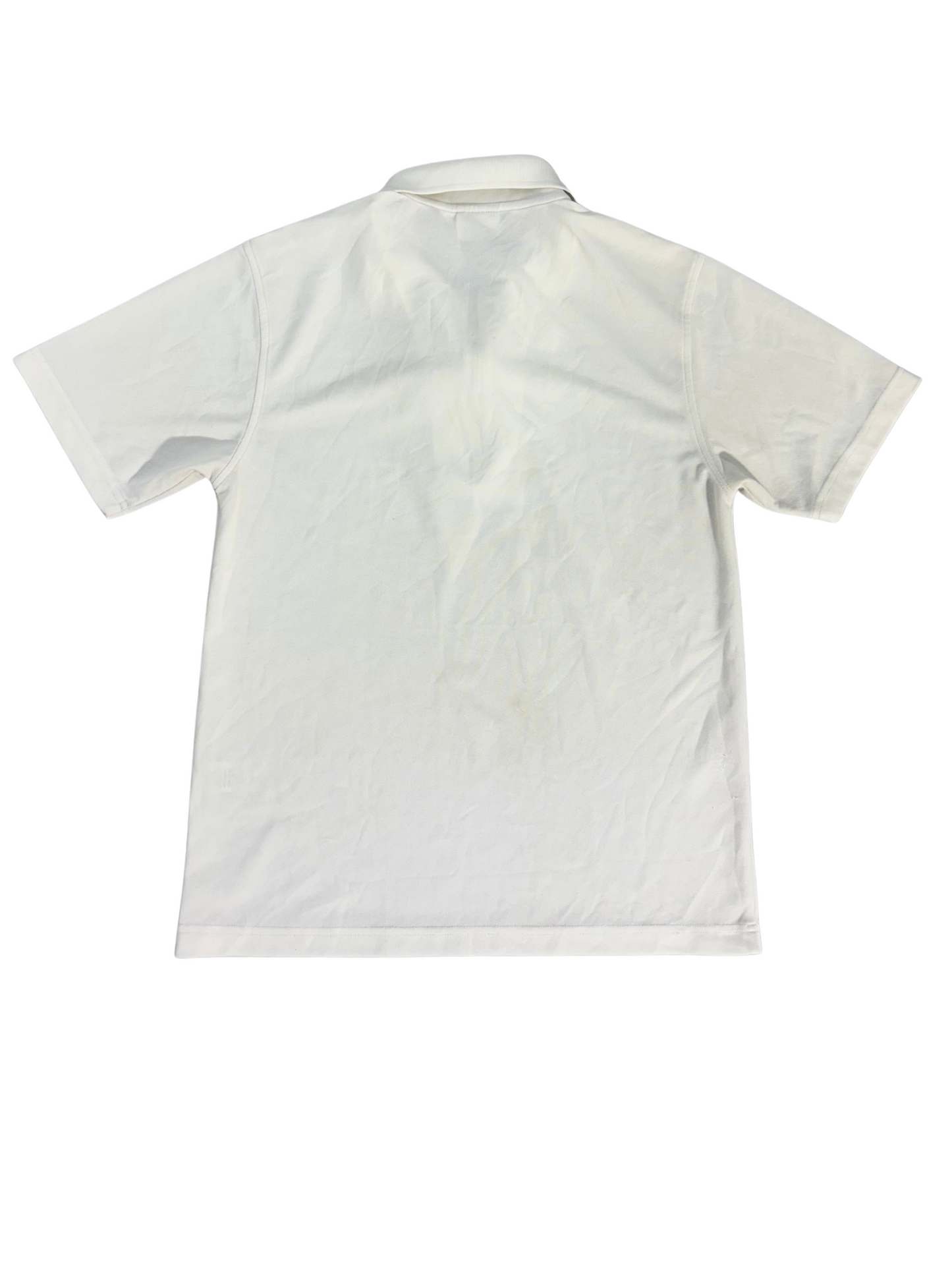 Lacoste Sport Classic Zip White Polo - S