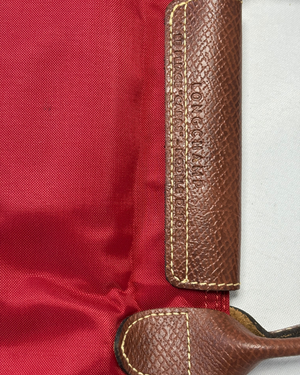 Longchamp Le Pliage Original Large Red Nylon Shoulder Tote Bag
