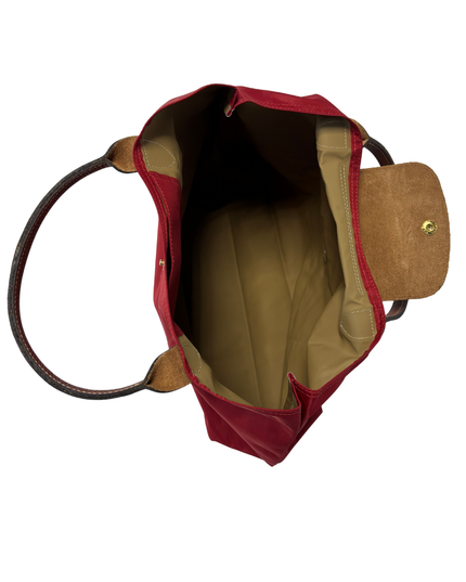 Longchamp Le Pliage Original Large Red Nylon Shoulder Tote Bag