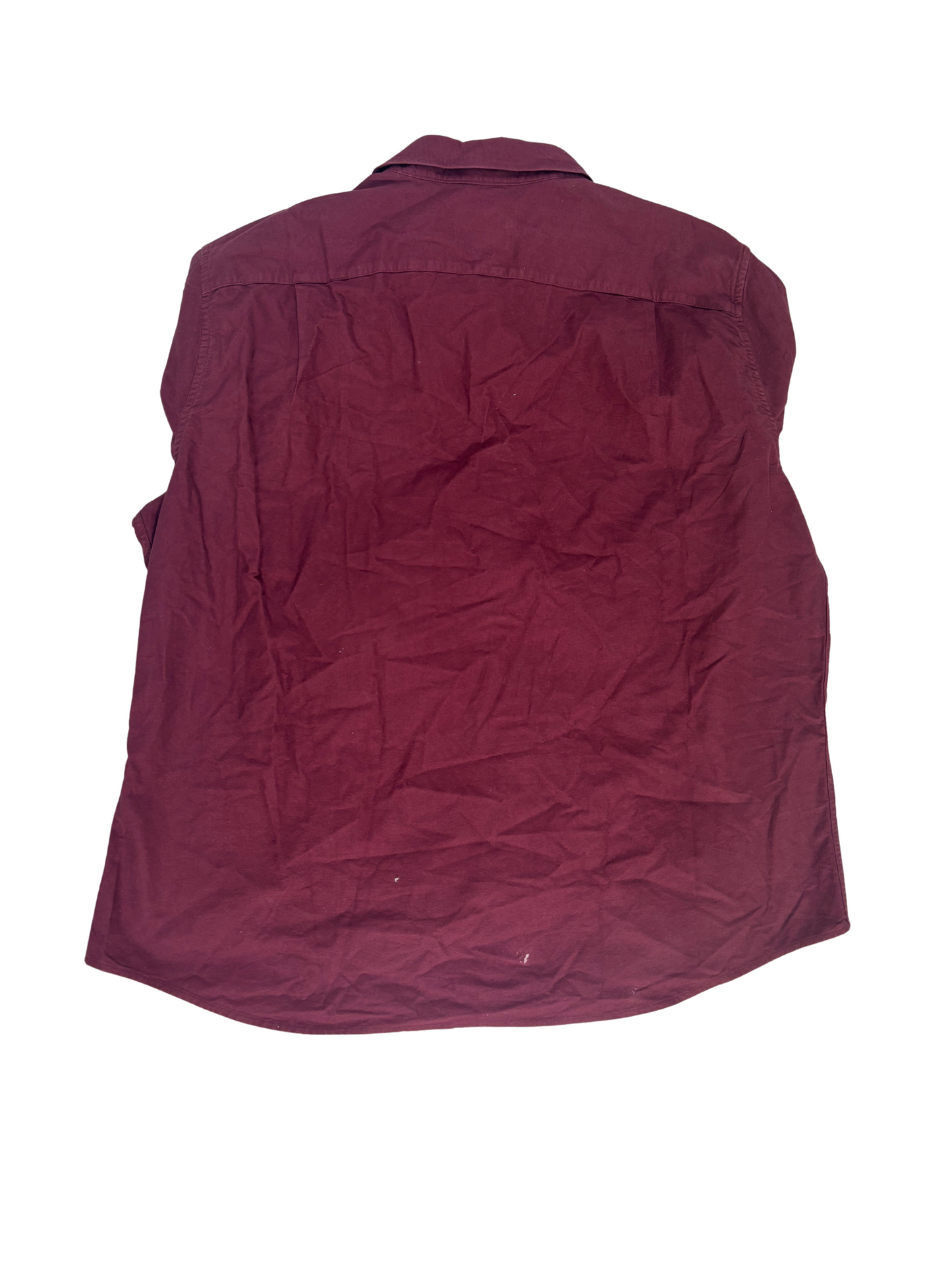 American Eagle Maroon Button-Down Shirt – Classic Fit - XXL