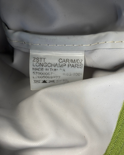 Longchamp Le Pliage Original Medium Apple Green Nylon Shoulder Bag