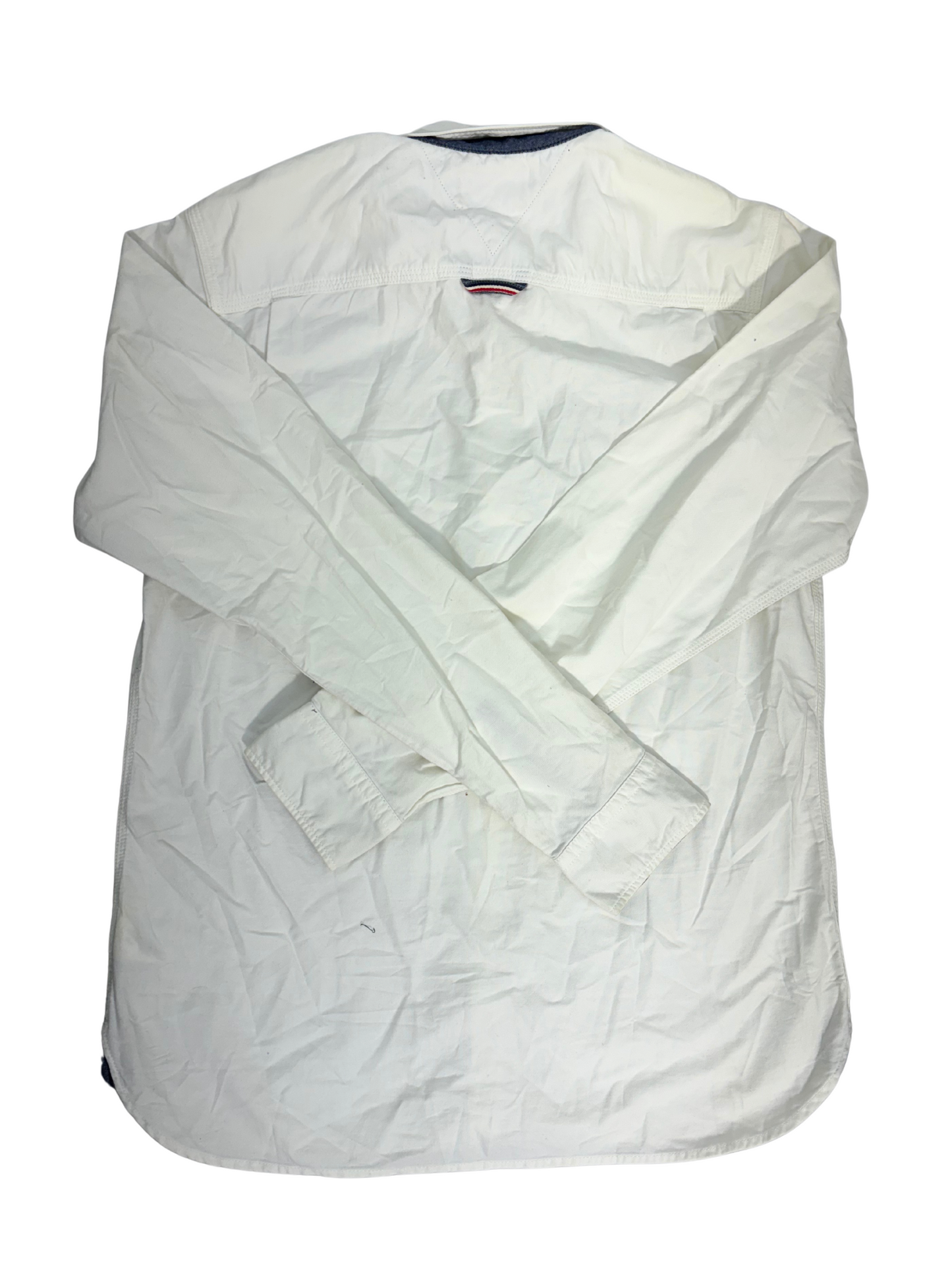 Hilfiger Denim White Long Sleeve Oxford Shirt - M