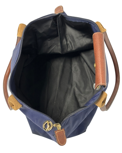 Longchamp Le Pliage Original Medium Navy Blue Shoulder Tote Bag