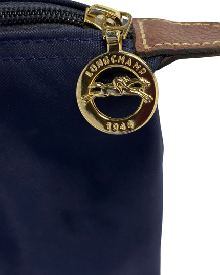 Longchamp Le Pliage Original Medium Navy Blue Shoulder Tote Bag