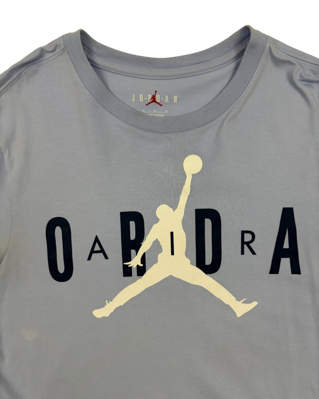 Jordan “Jumpman Spread” Logo Powder Blue T-Shirt - M