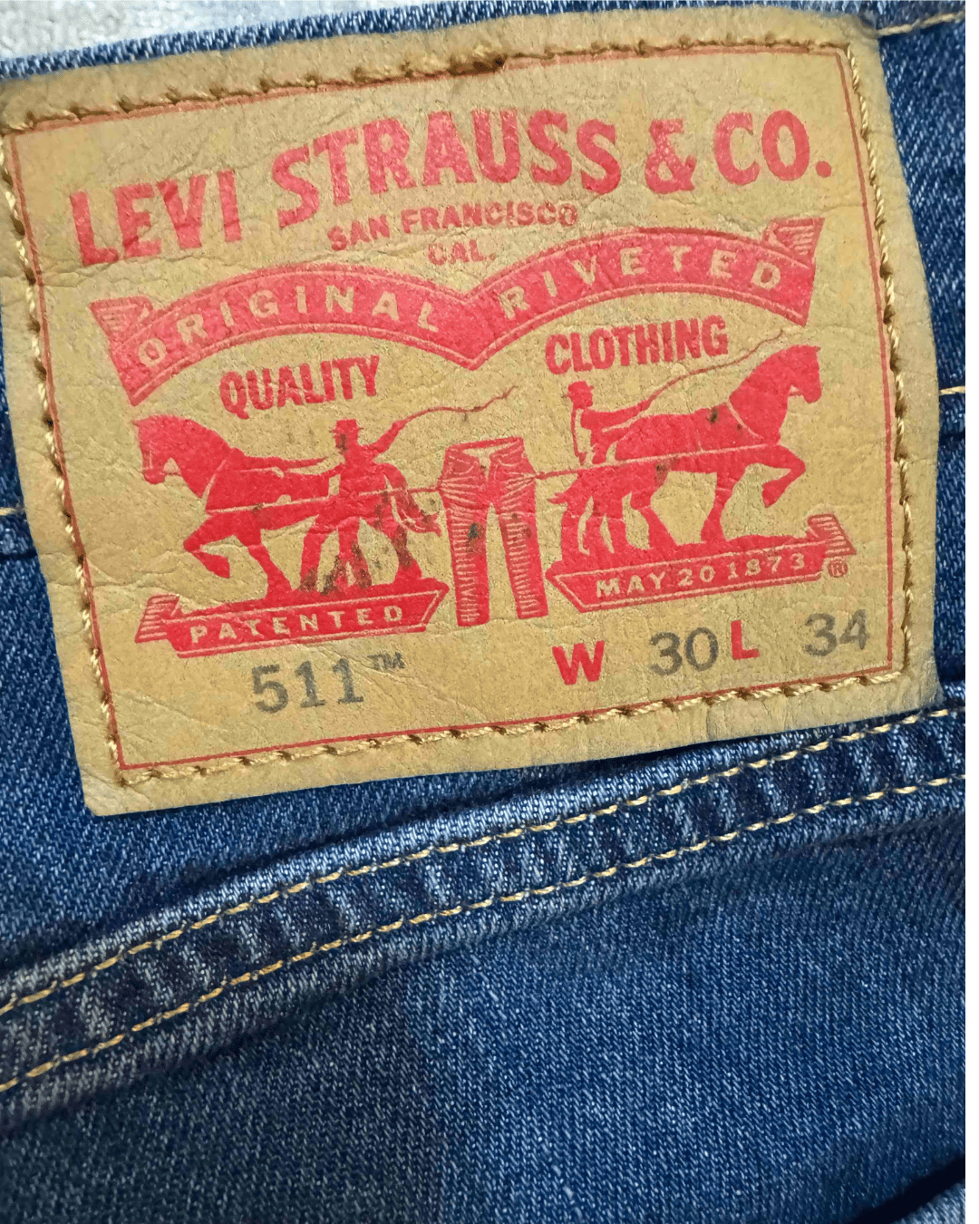Levi’s 511 Slim Fit Dark Wash Denim Jeans - S | Waist: 30"