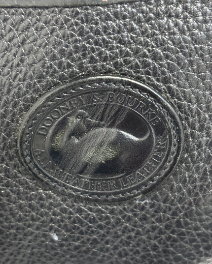 Dooney & Bourke Vintage Black All Weather Leather Crossbody
