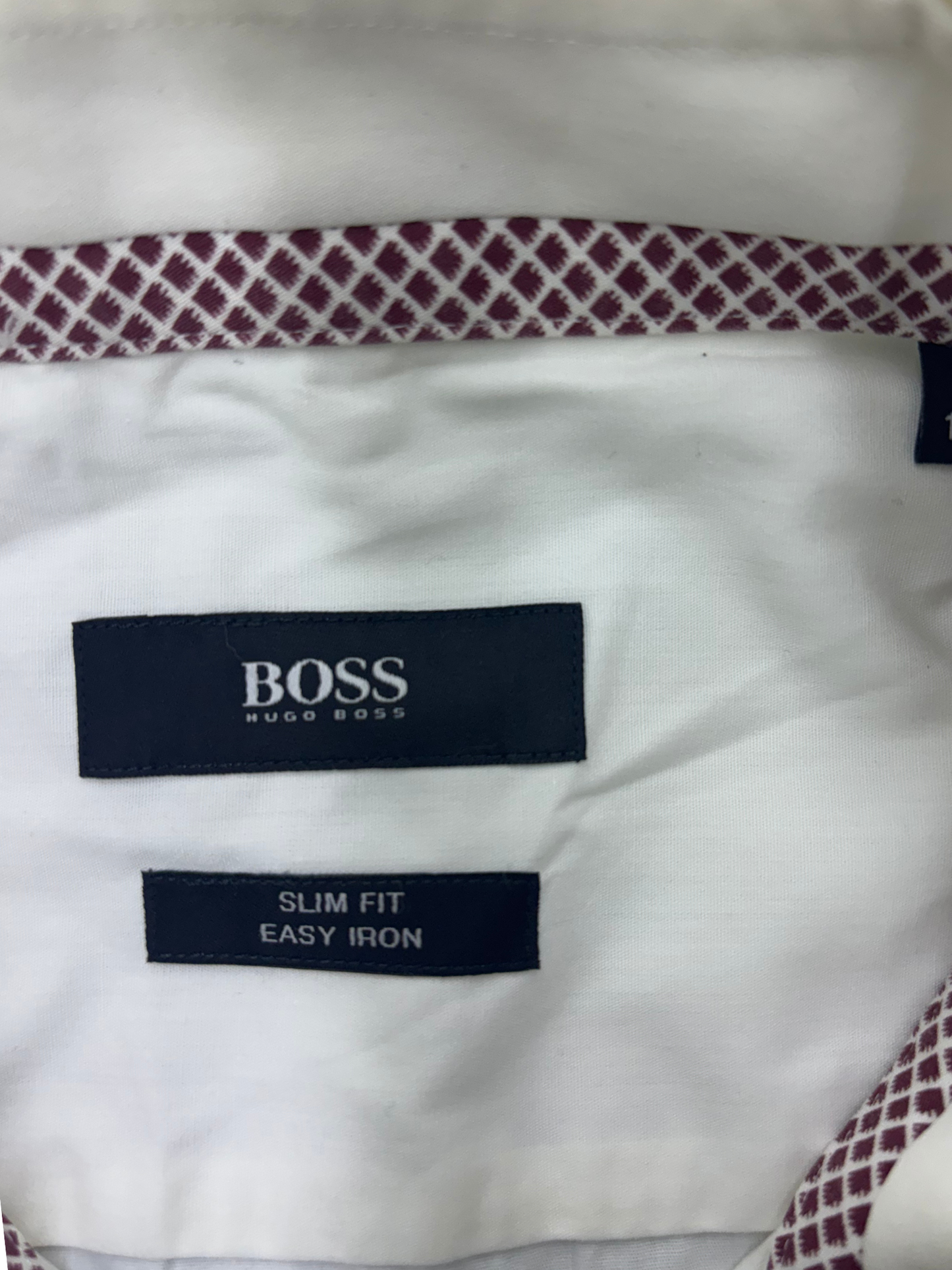 Boss Slim Fit White Shirt - M
