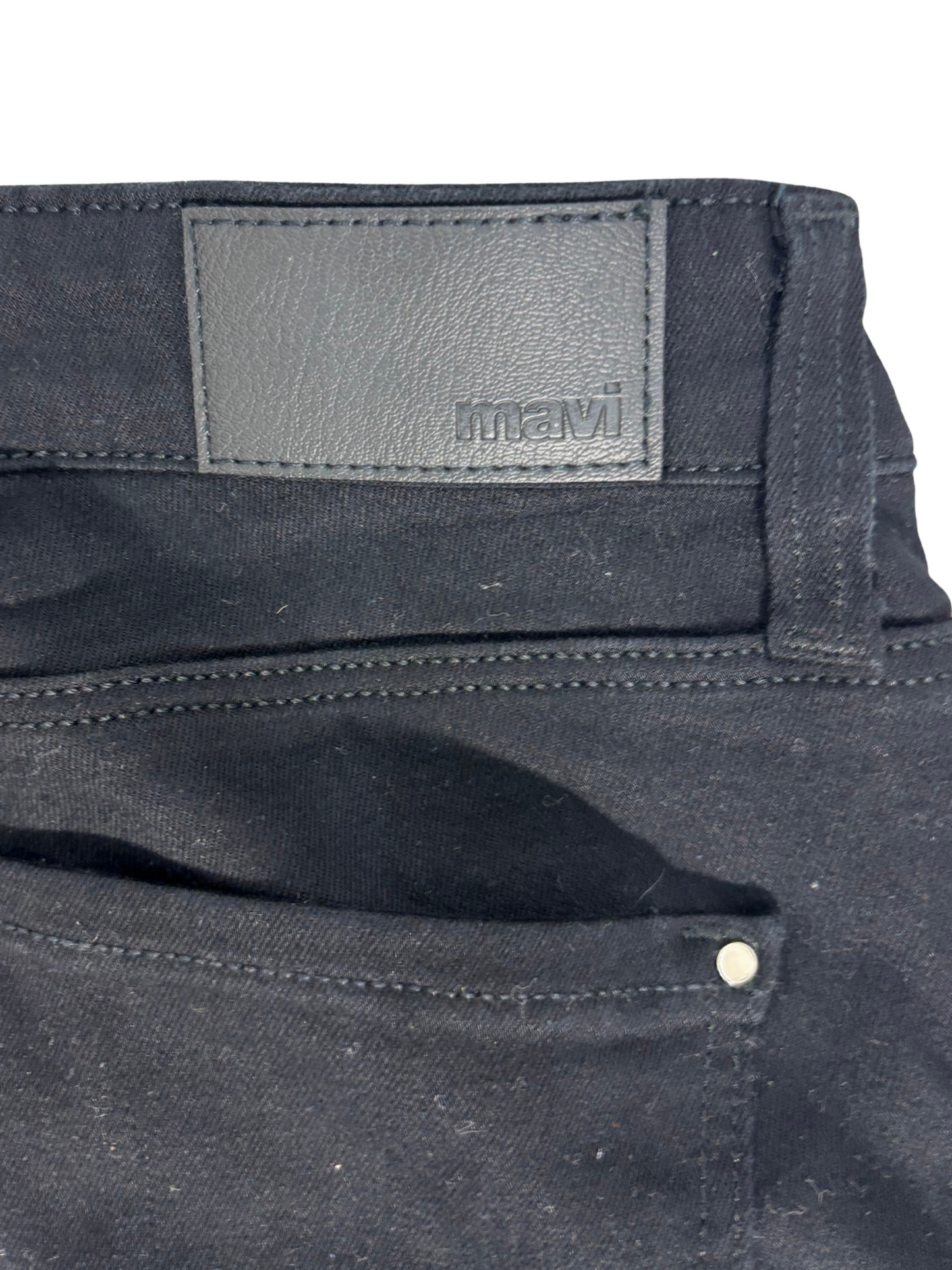 Mavi Molly Mid-Rise Bootcut Jeans - Black - L | Waist: 31"