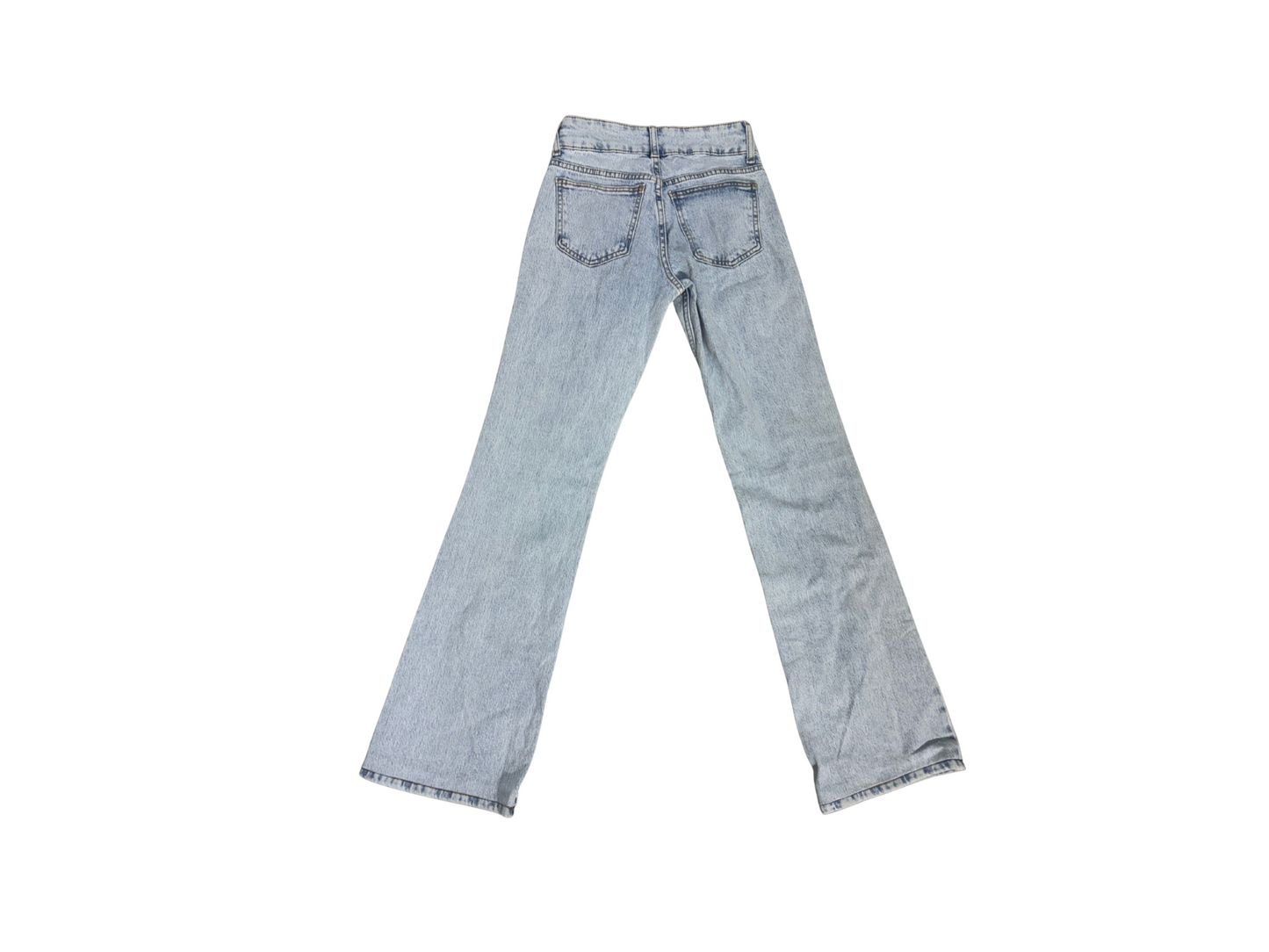 Pull&Bear Light Wash Flared Jeans - S | Waist: 26"