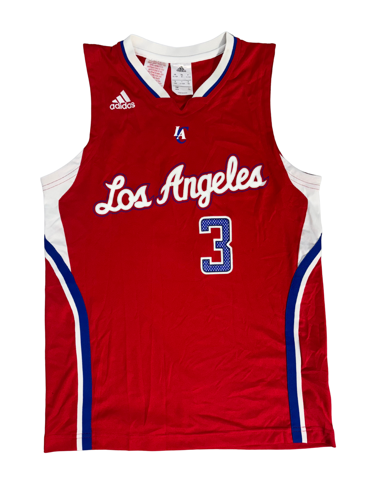 NBA Los Angeles Clippers Chris Paul #3 Red Swingman Jersey - XS