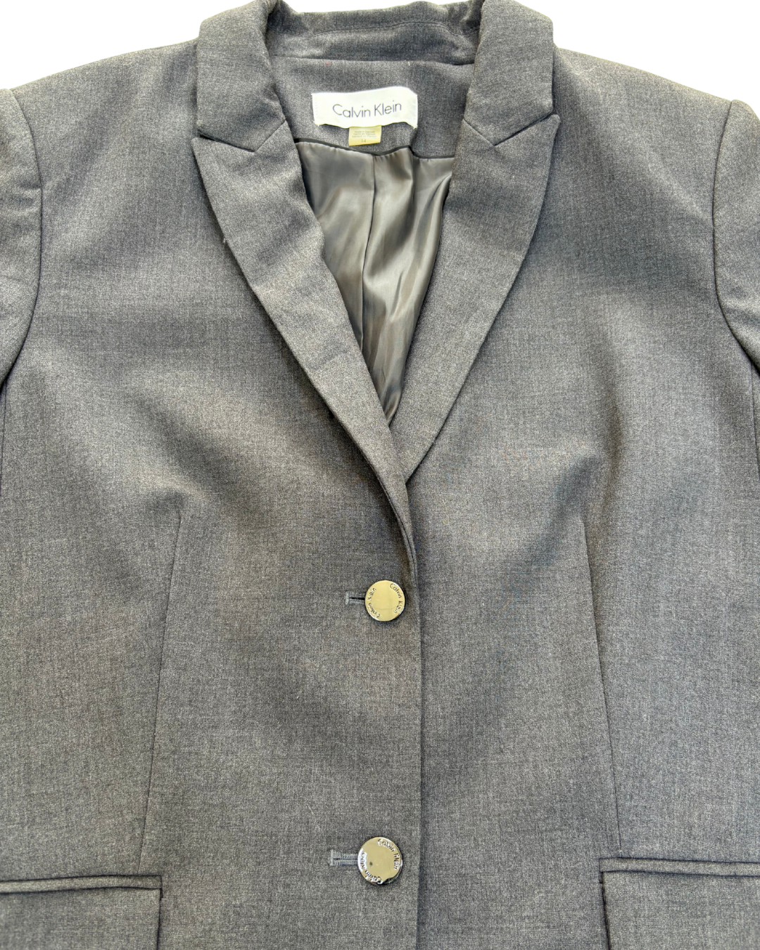 Calvin Klein Charcoal Blazer - S