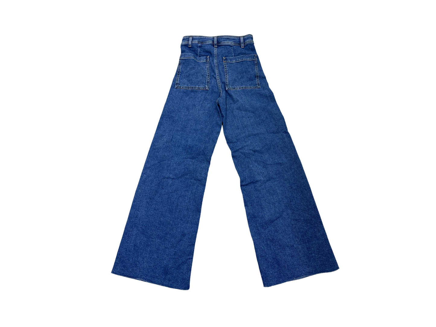 Zara Wide Leg Marine Straight Women Jeans - S | Waist: 27