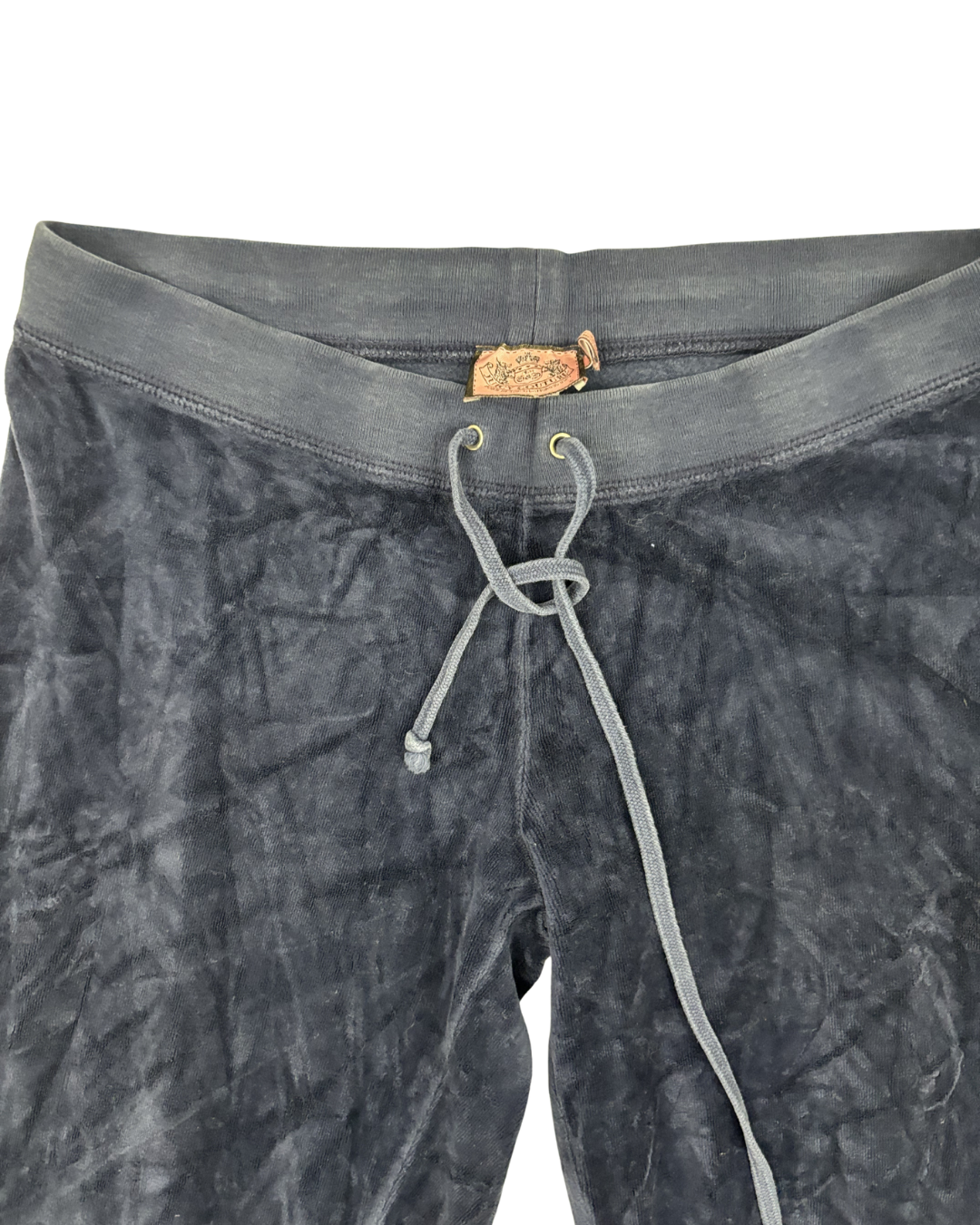Juicy Couture Navy Blue Velour Tracksuit Pants - M | Waist: 28"