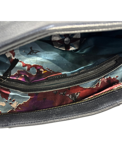 Ted Baker London Black Pebbled Work Bag / Briefcase