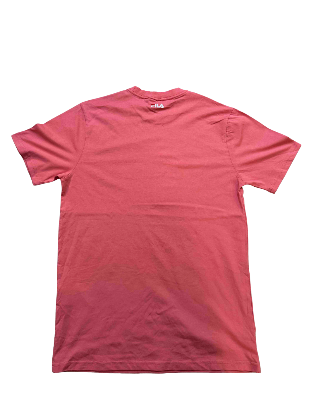FILA Classic Bold Logo Coral Red T-Shirt - S