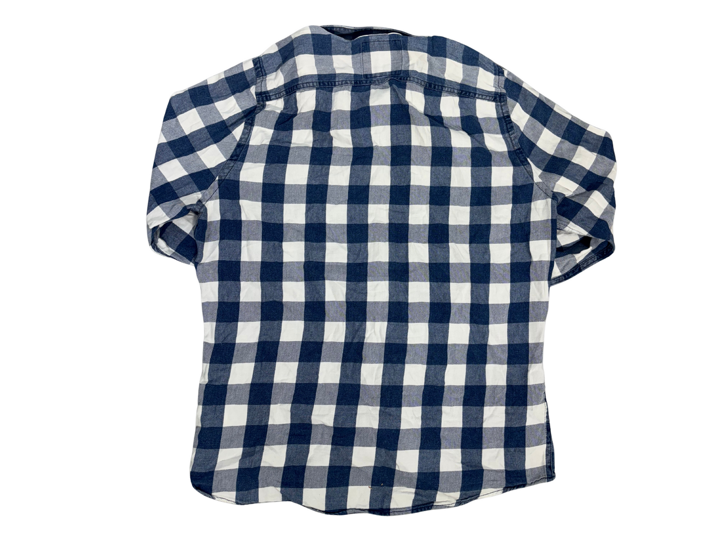Abercrombie & Fitch Muscle Fit Flannel Plaid Button Up Shirt - L