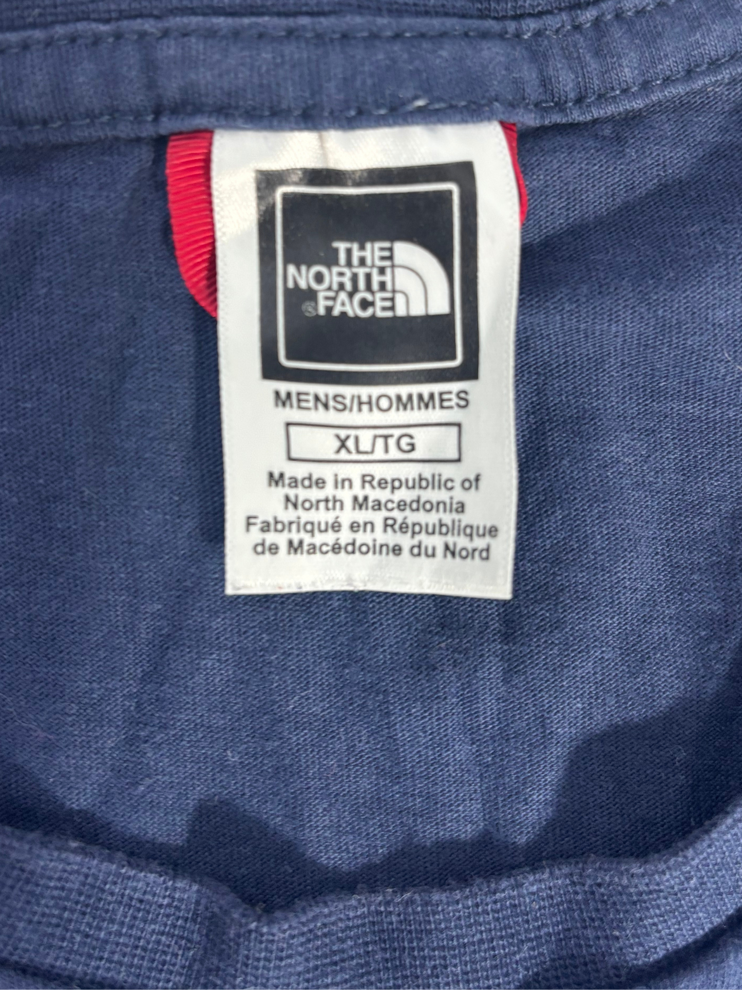 The North Face Mountain Line Navy T-Shirt - XL