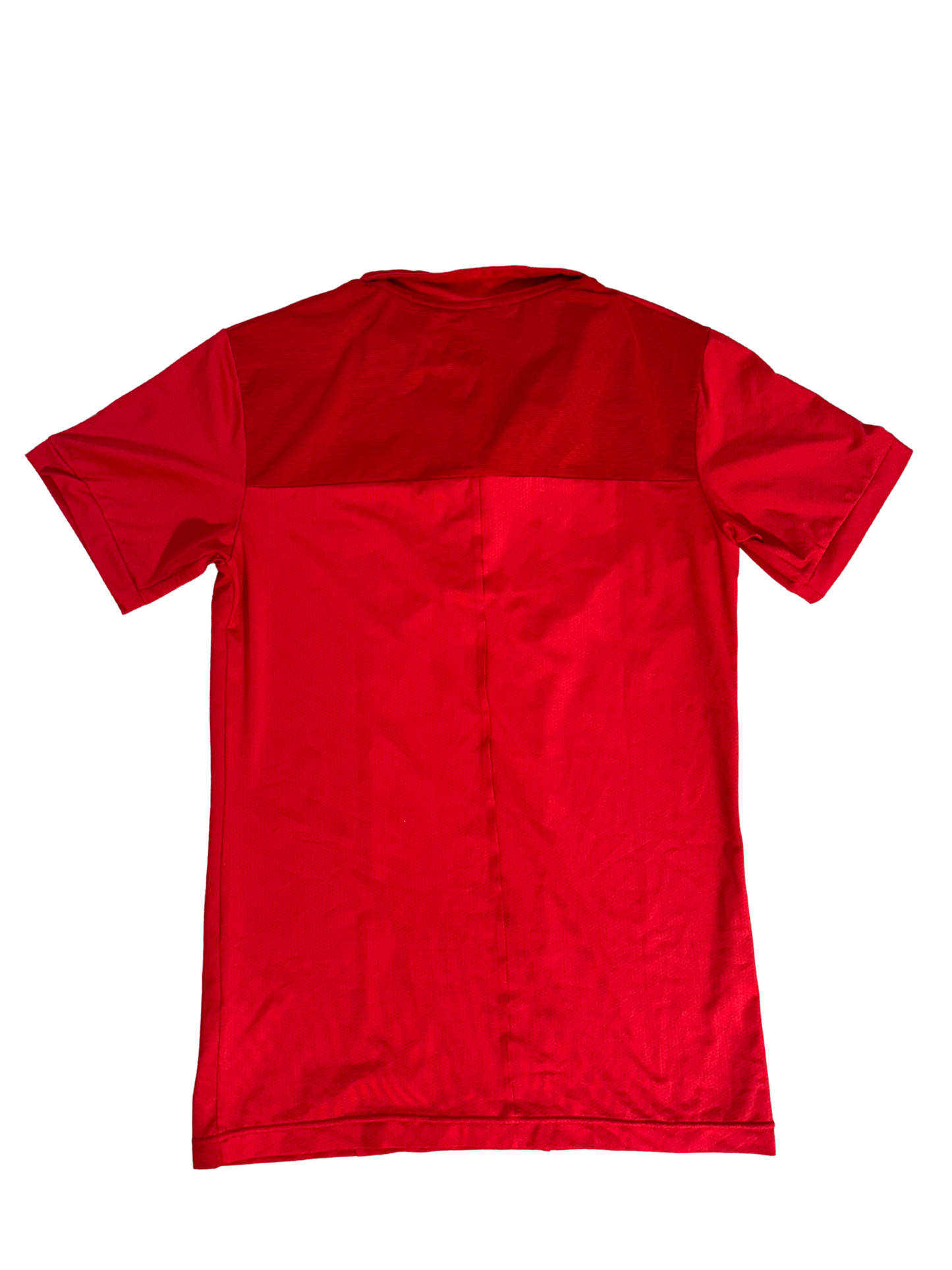 Nike Dri-Fit Polo Red With Grey Placket - XS