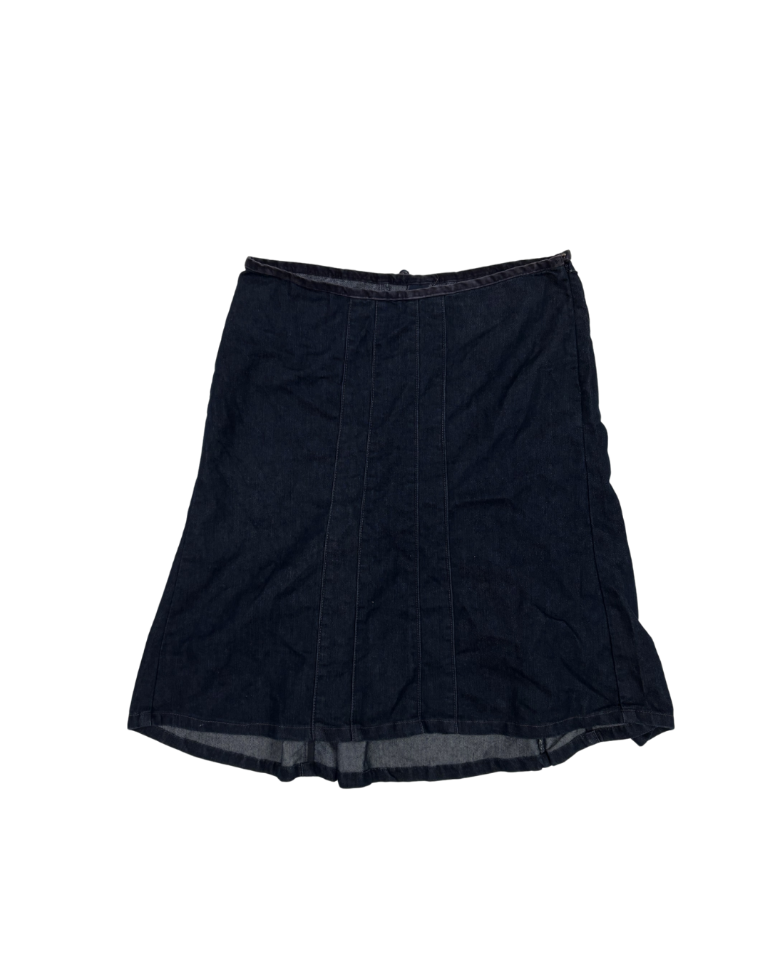GAP Dark Wash Front-Button Detail Denim Skirt- M