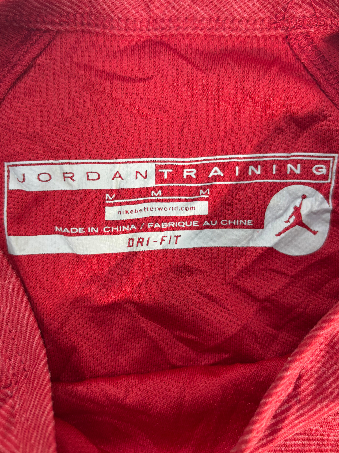 Nike Air Jordan Training Dri-Fit Red T-Shirt - XS