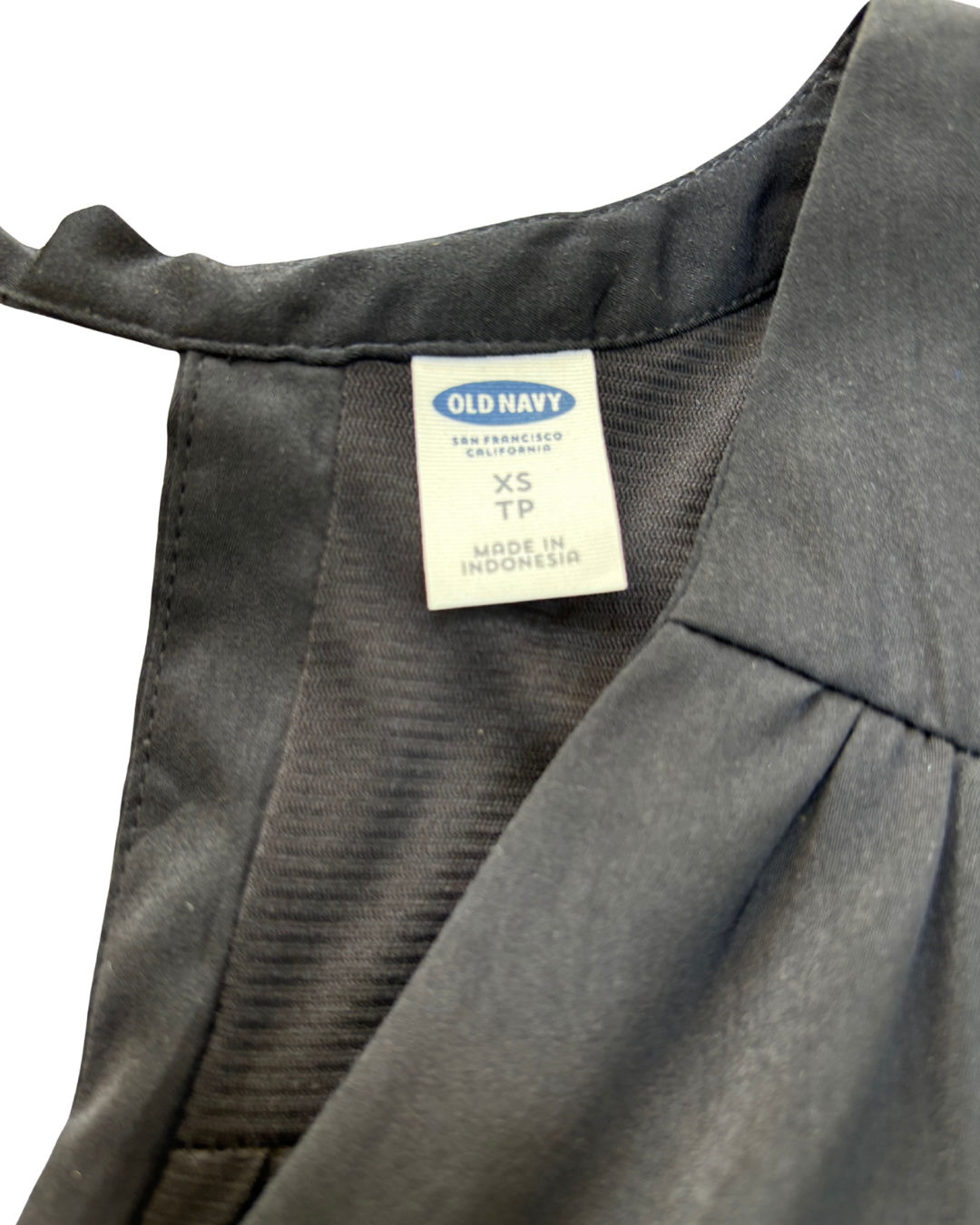 Old Navy Black Tie-Back Sleeveless Dress - XS