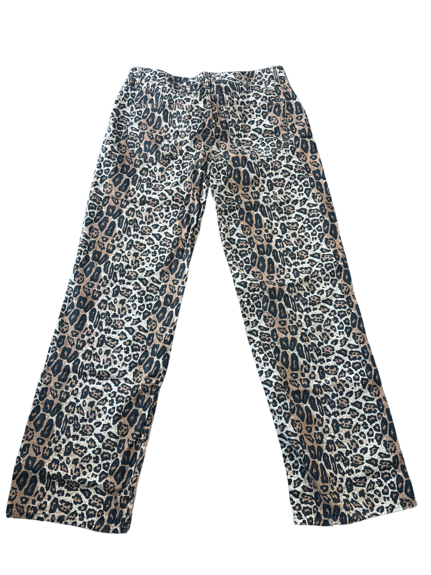Koton Jeans Nora 90's Fit Straight Leg in Leopard print - XL