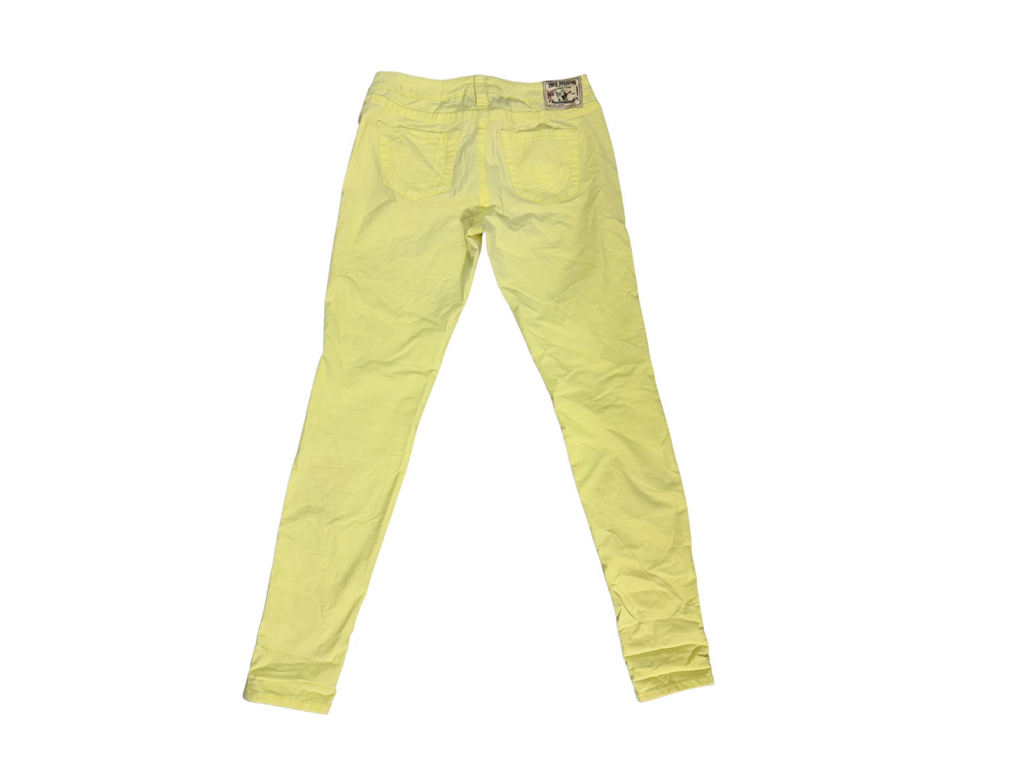 True Religion Yellow Skinny Jeans – Shannon Fit - L | Waist: 31"