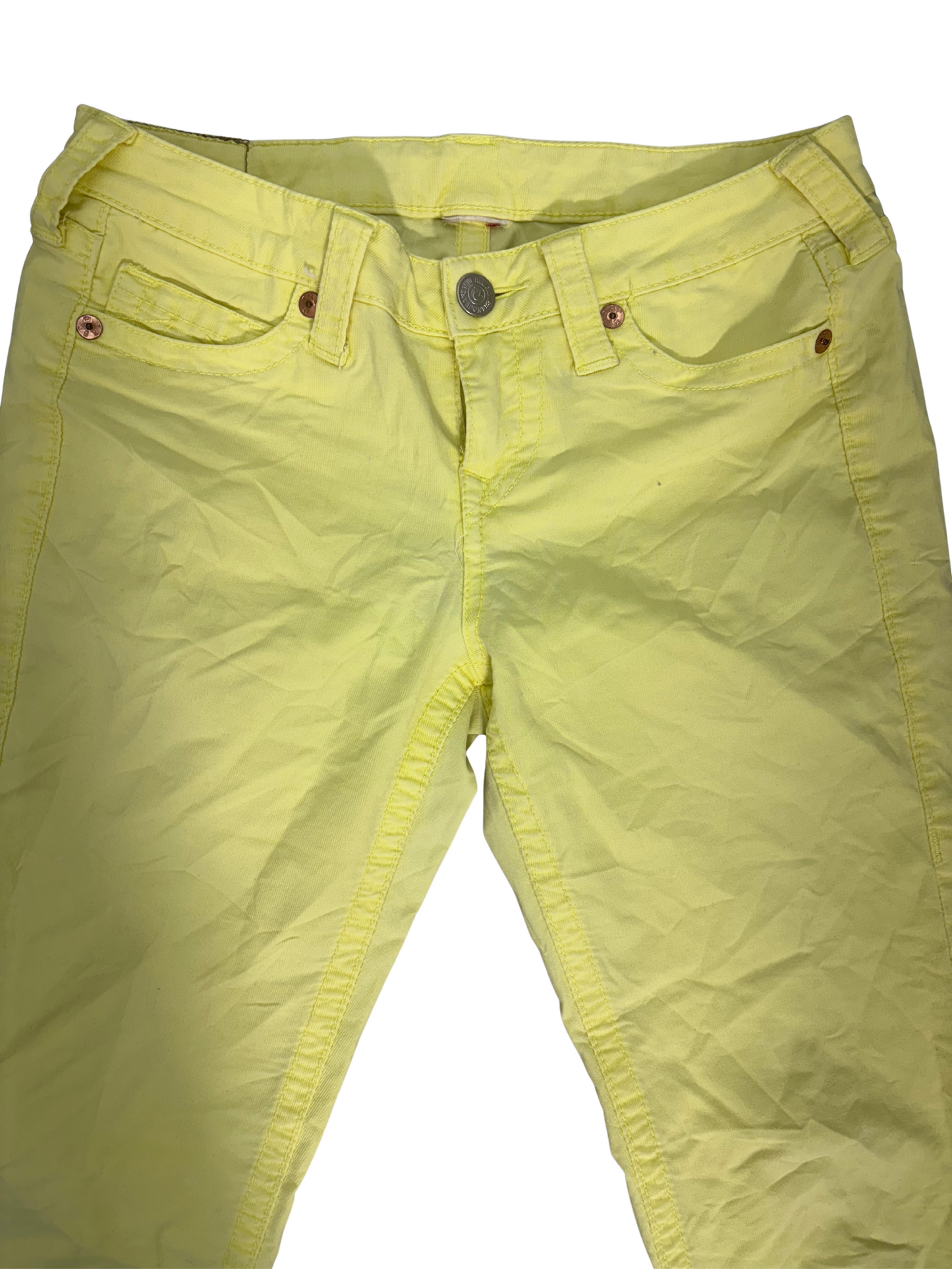 True Religion Yellow Skinny Jeans – Shannon Fit - L | Waist: 31"