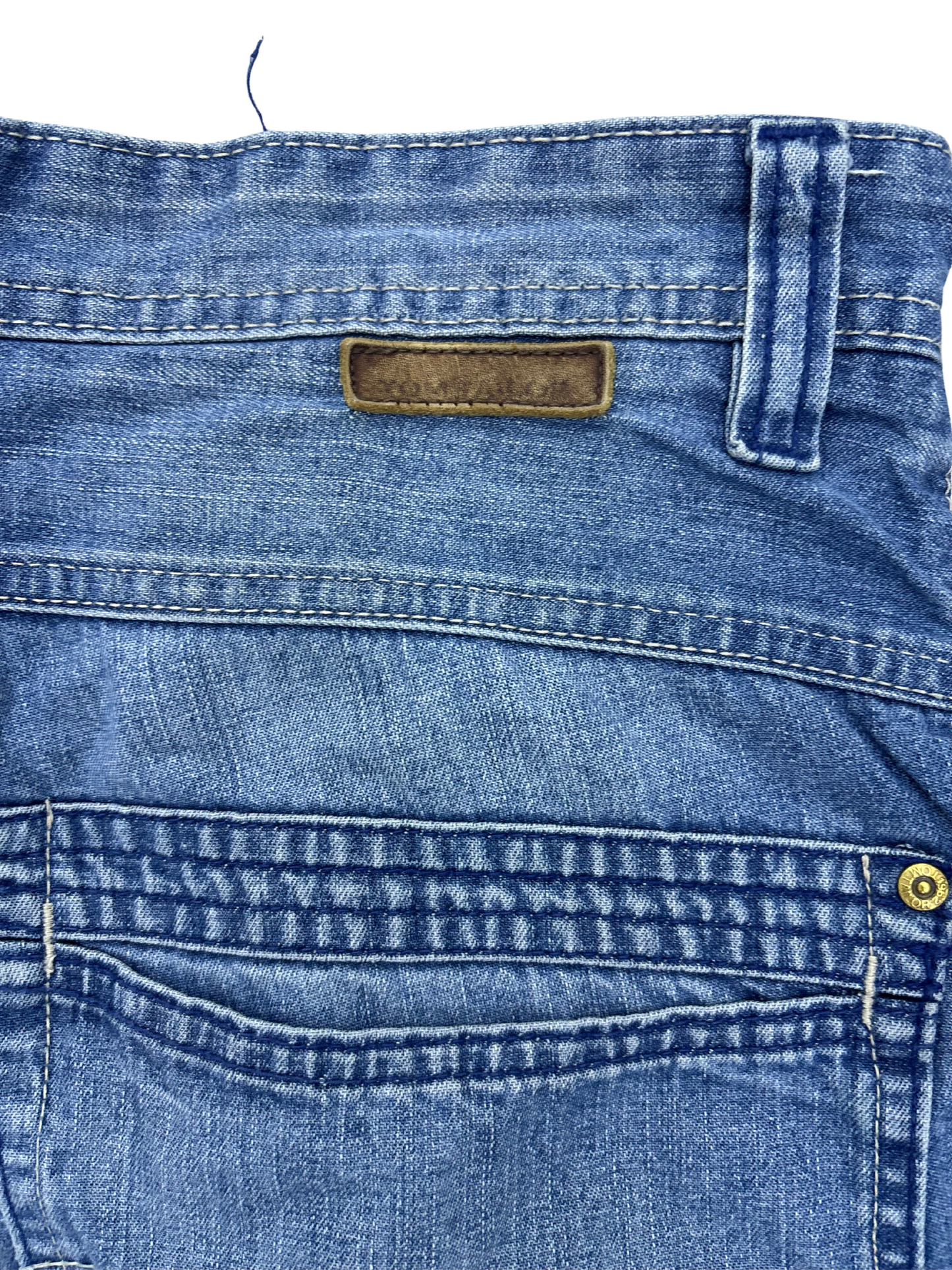 Tom Tailor Baggy Fit Denim Shorts – Light Wash Utility Style- M | Waist: 32