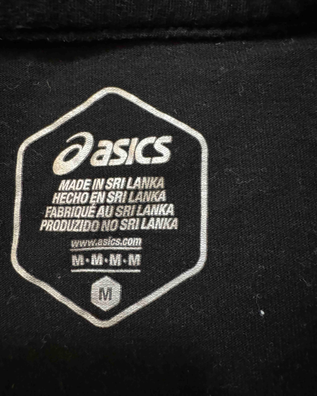 ASICS Core Logo Black Oversized T-Shirt - S