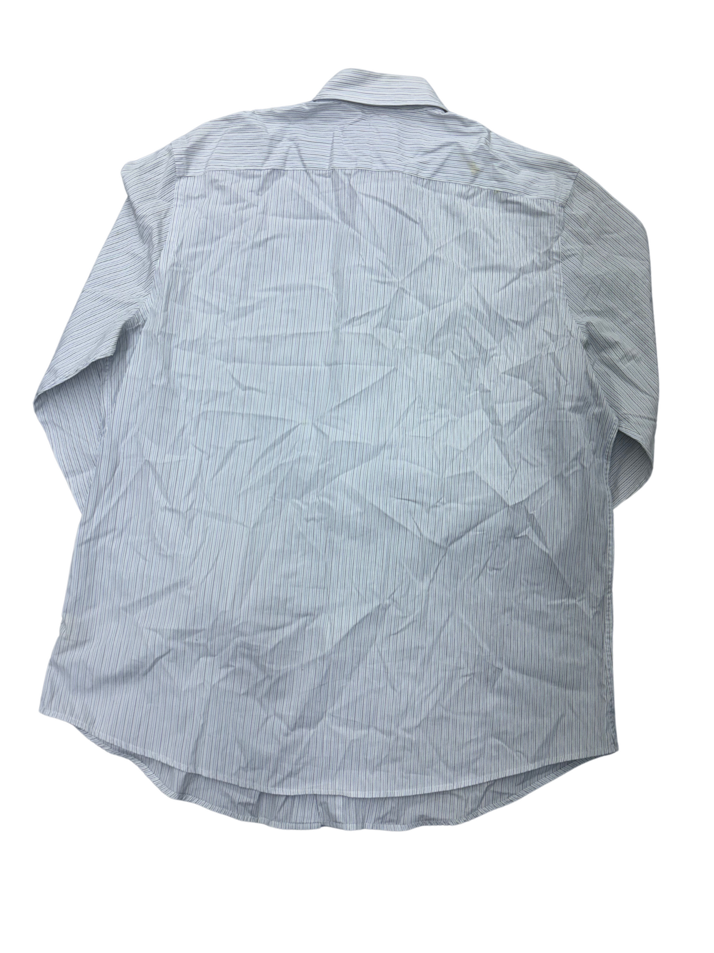 Lacoste Button-Up Shirt - White Striped - XL