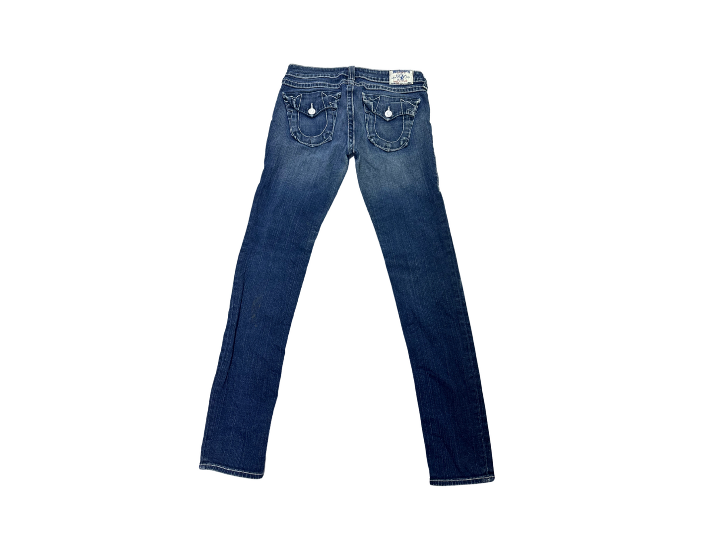 True Religion Skinny Jeans – Blue Mid Wash - L | Waist: 30