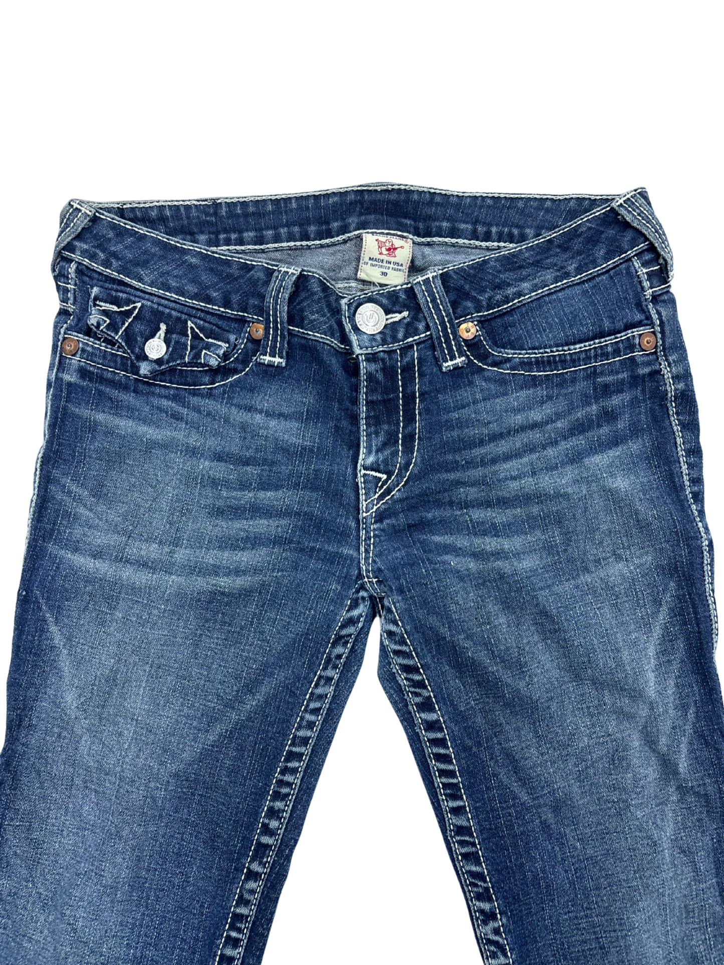 True Religion Skinny Jeans – Blue Mid Wash - L | Waist: 30