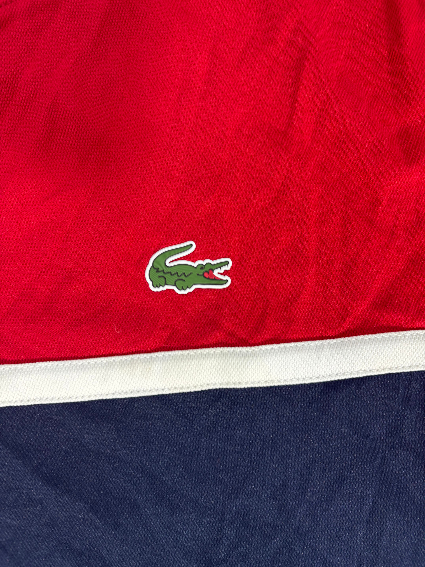 Lacoste Sport Mulit-Color Block Crew Neck Breathable T-shirt - M