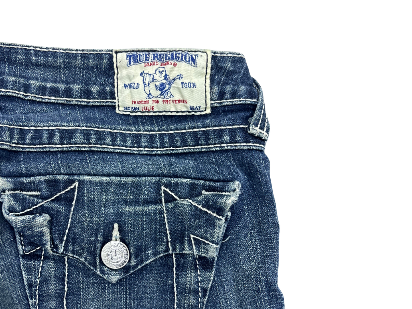 True Religion Skinny Jeans – Blue Mid Wash - L | Waist: 30