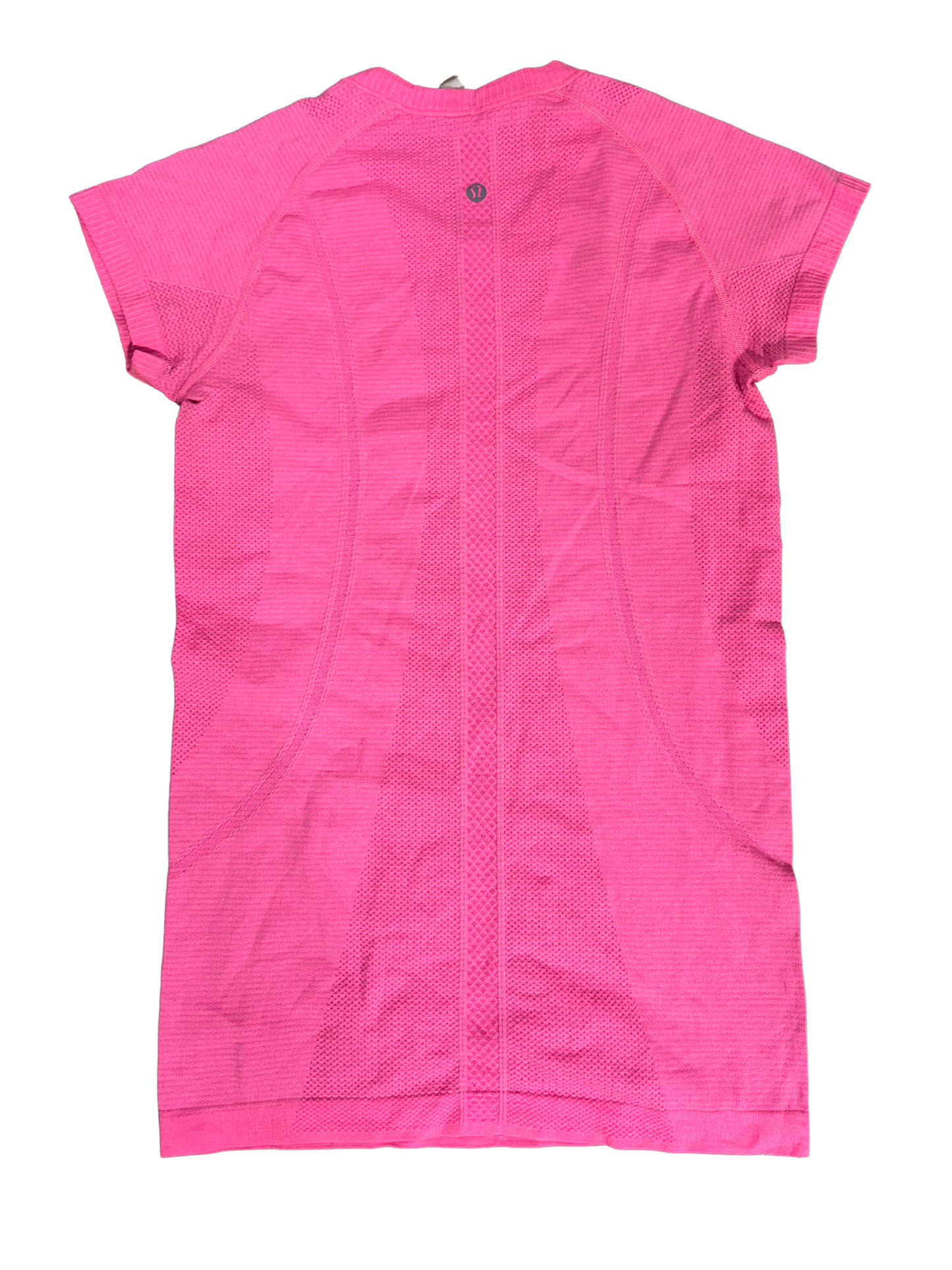 Lululemon Athletica Bright Pink Seamless Short Sleeve Tee - XS