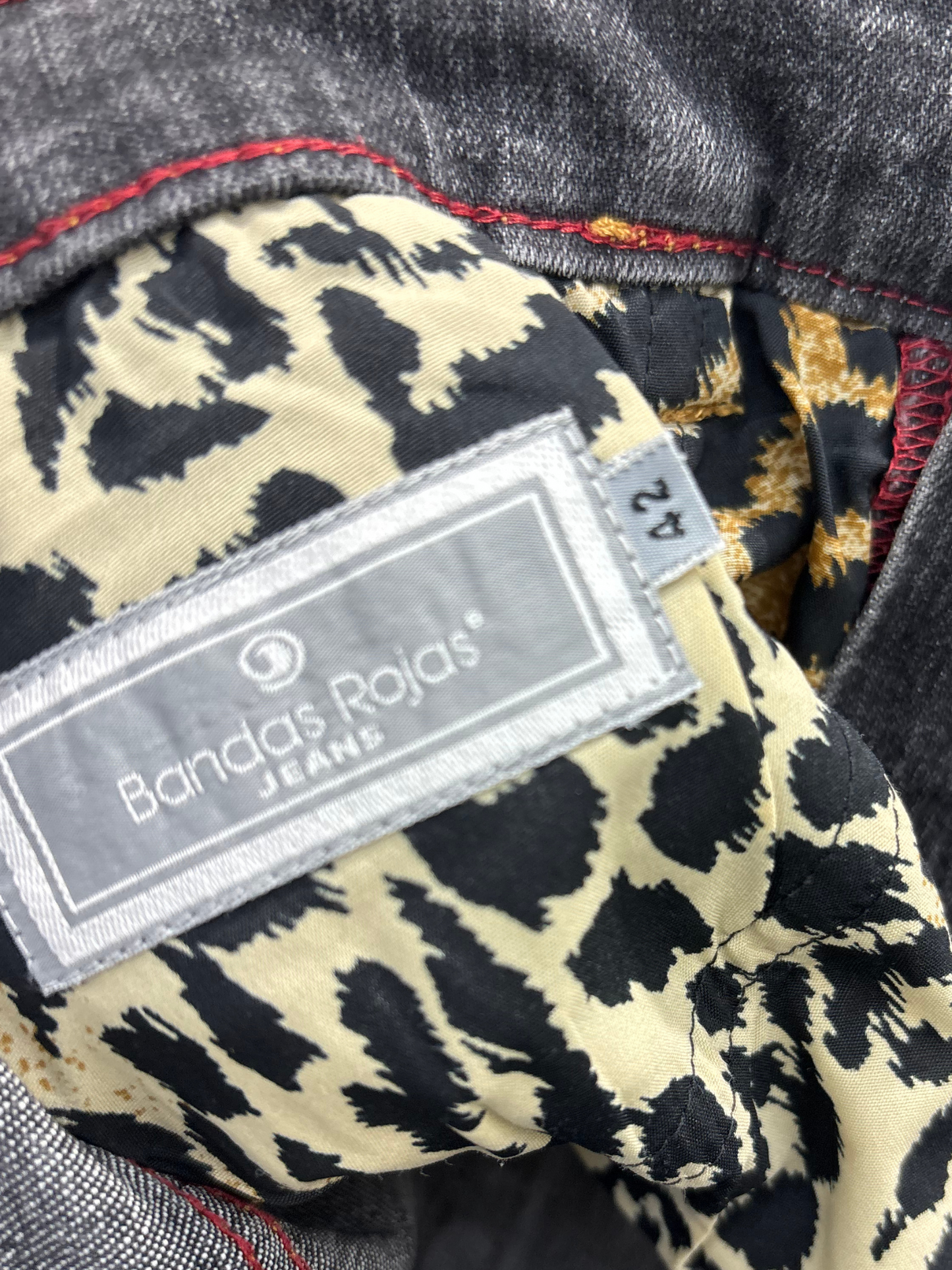 Bandas Rojas Embellished Pocket Women's Bootcut Jeans - M | Waist: 29"