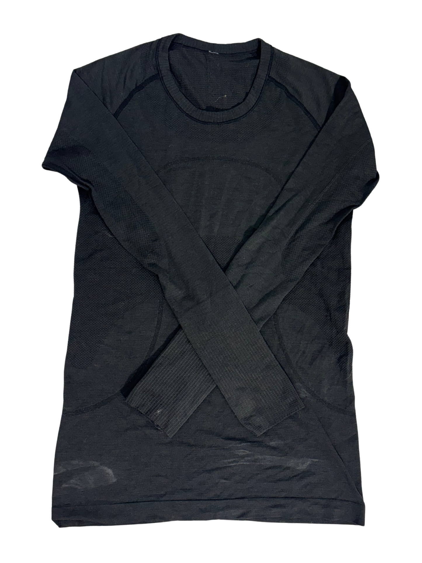 Lululemon Black Seamless Long Sleeve Performance Top - S