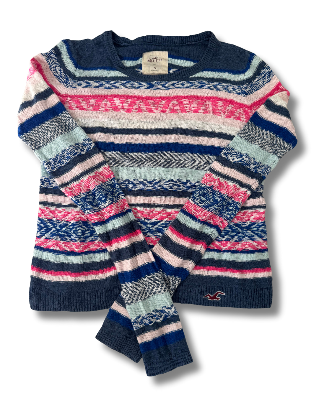 Hollister Multi-Coloured Sweater - S