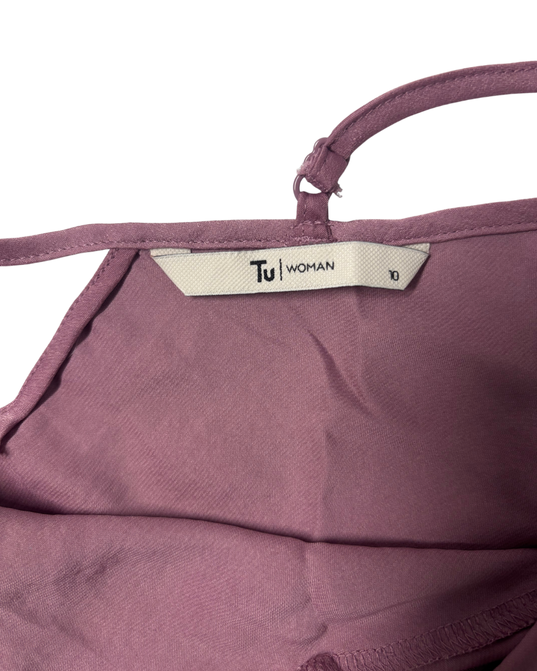 Tu Woman Mauve Lace Trim Cami Top - XS