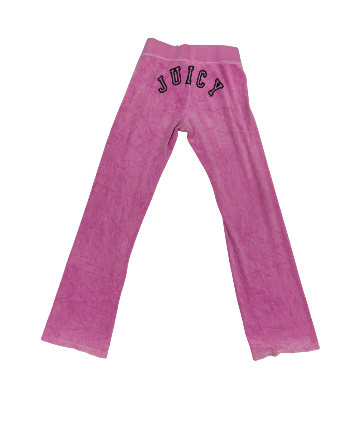 Juicy Couture Pink Velour Classic Back Logo Tracksuit Pants - XS | Waist: 24"
